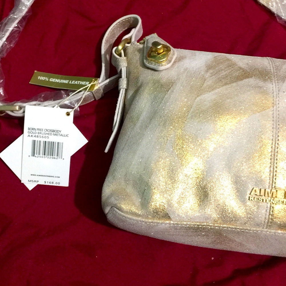 AIMEE KESTENBERG gold crossbody